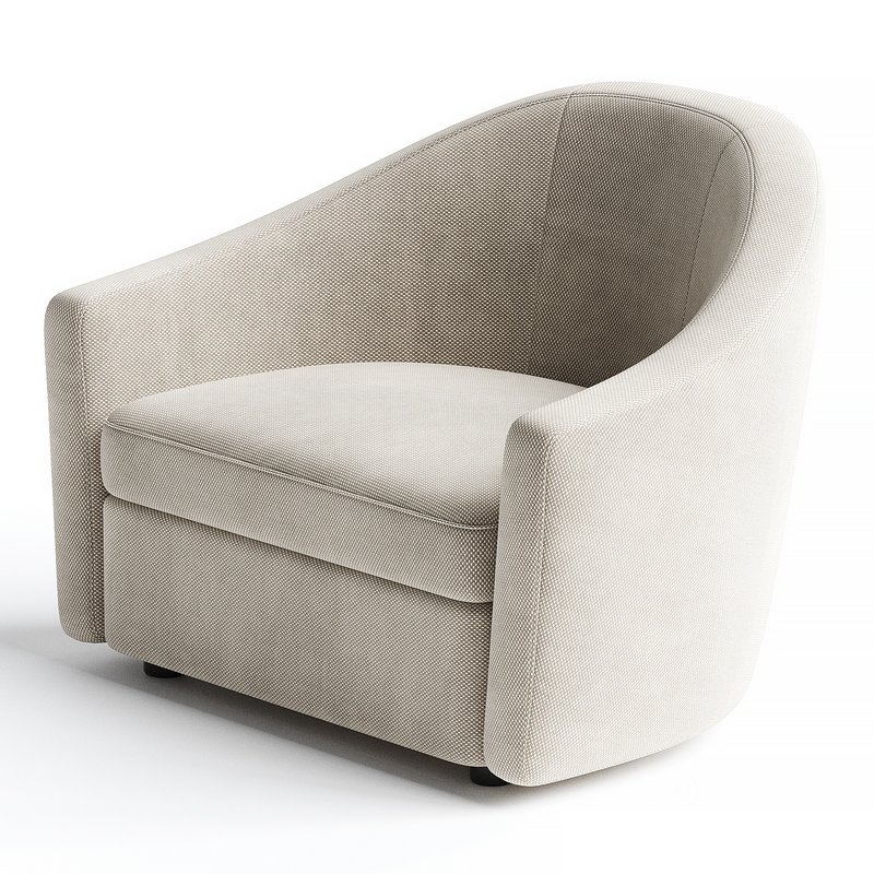 Barrel Lounge Chair Image 2