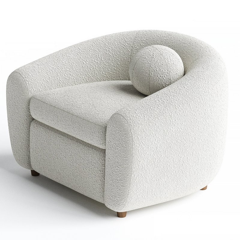 Dolce Boucle Armchair Image 2