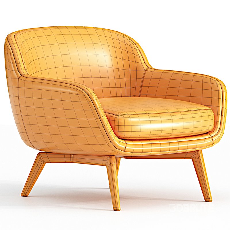 Belt Fabric Armchair Image 3