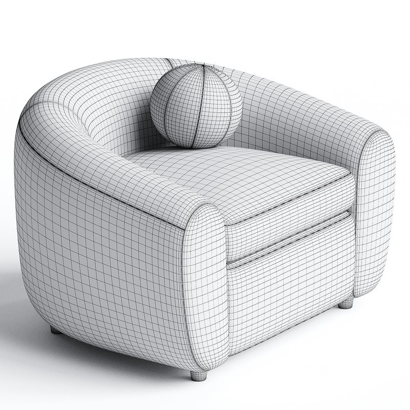Dolce Boucle Armchair Image 3