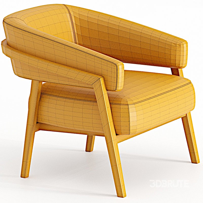 Armchair Four Hands Dexter Image 3