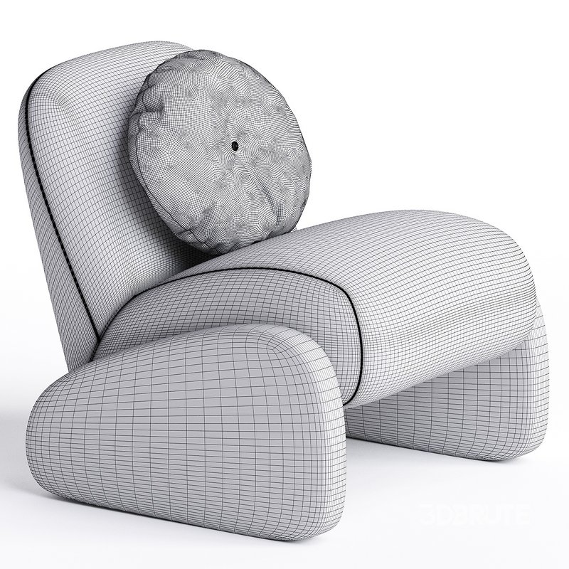 Armchair Bernhardt Noah Fabric Image 3