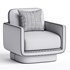 Armchair Gallotti&Radice Lilas - Thumbnail 4