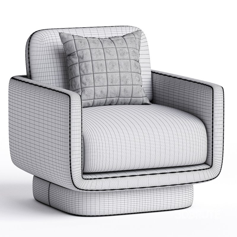 Armchair Gallotti&Radice Lilas Image 4