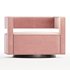Booth Performance Velvet Swivel Armchair - Thumbnail 2