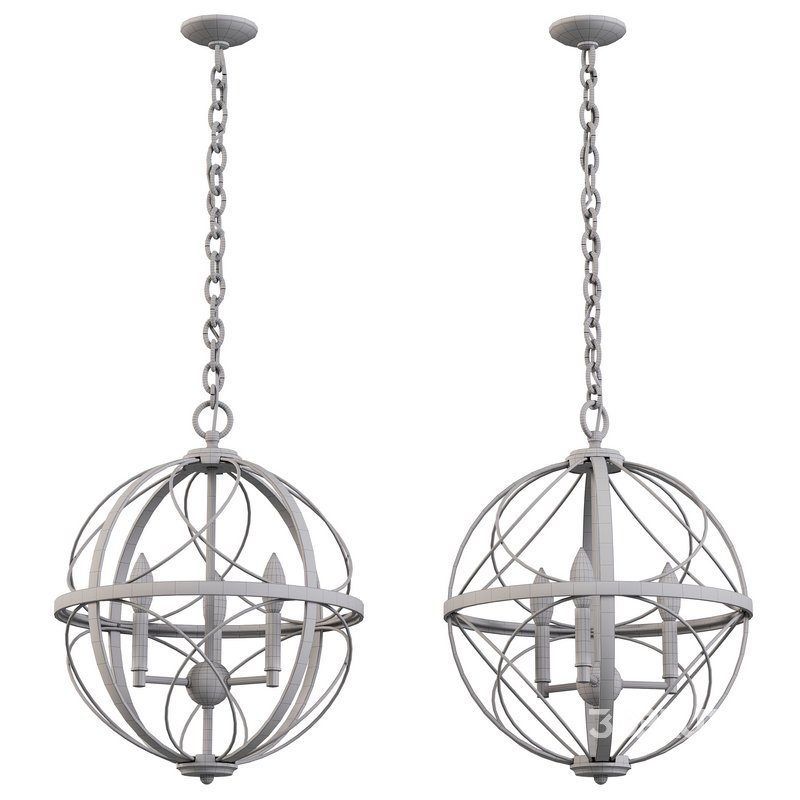 Brandywine Silver Ridge Three Light Pendant Image 4