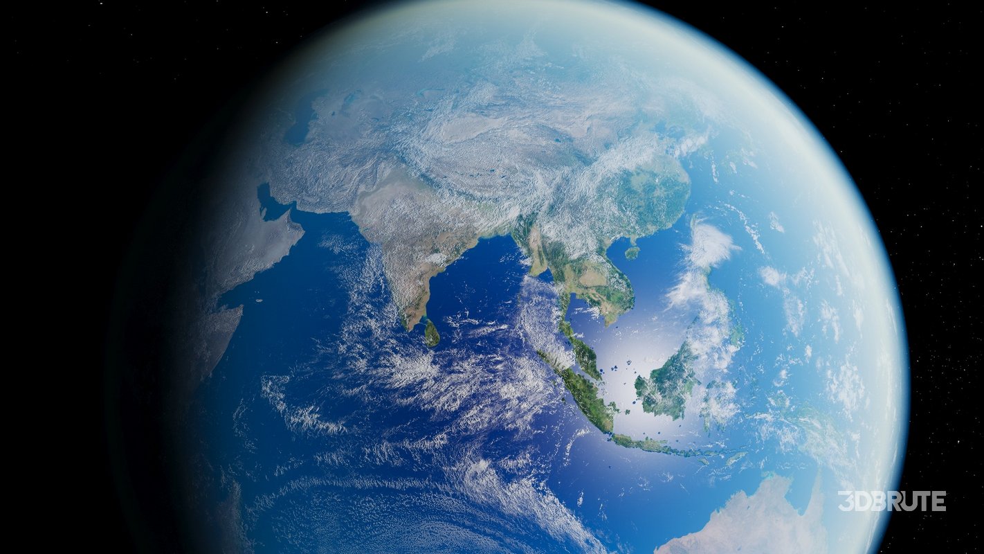 Earth 3d model Image 4