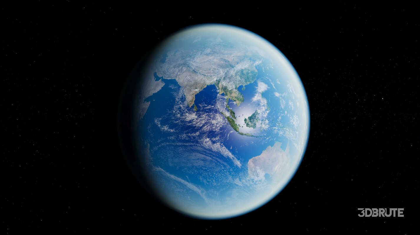 Earth 3d model Image 3