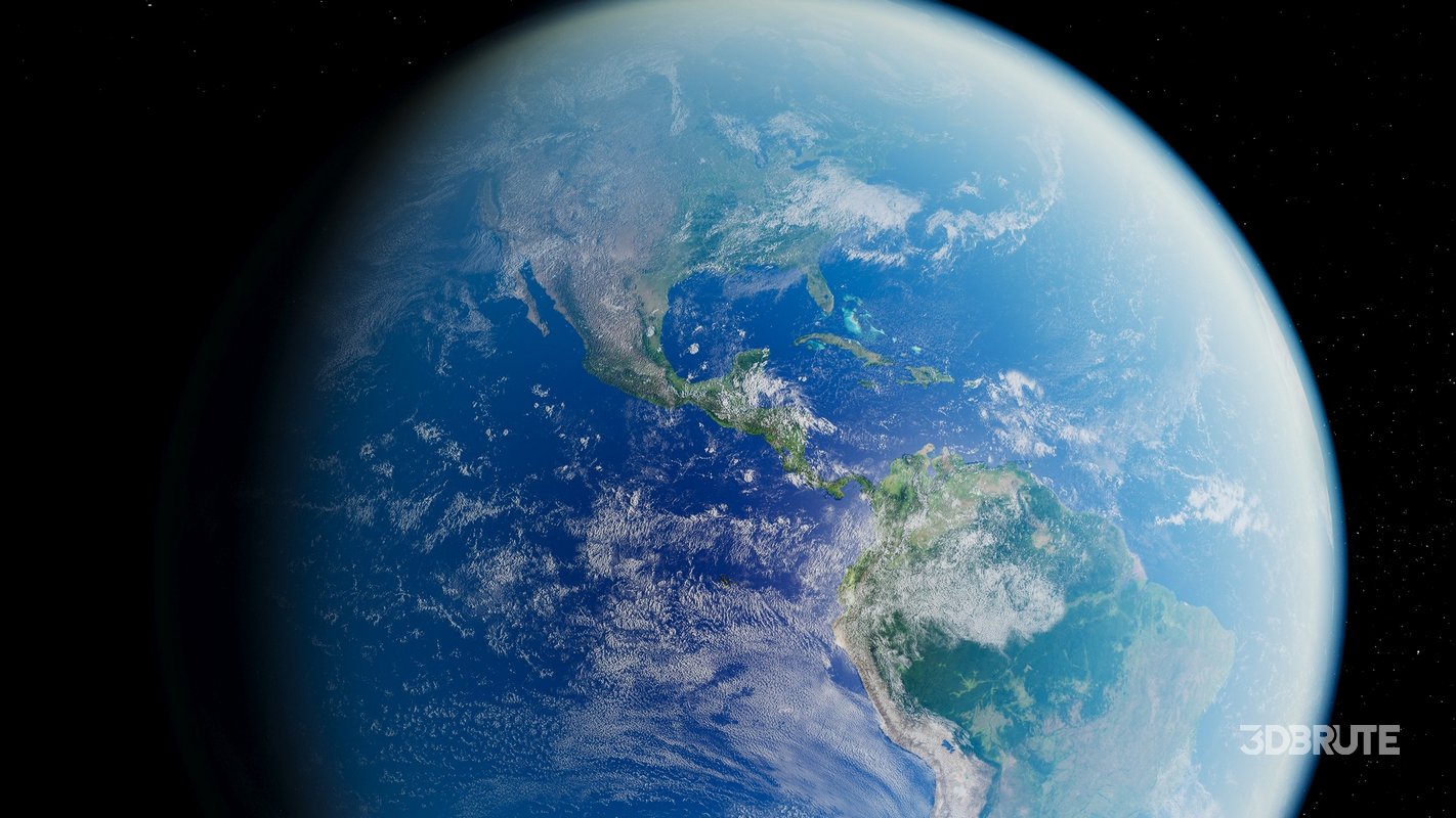 Earth 3d model Image 6