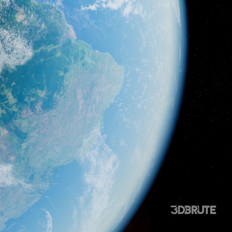 Earth 3d model Image 7