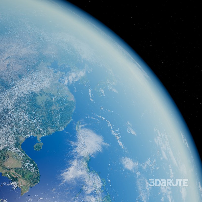 Earth 3d model Image 8