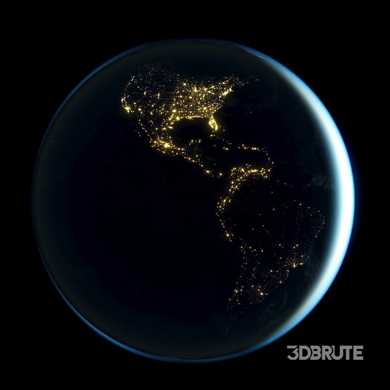 Earth 3d model Image 10