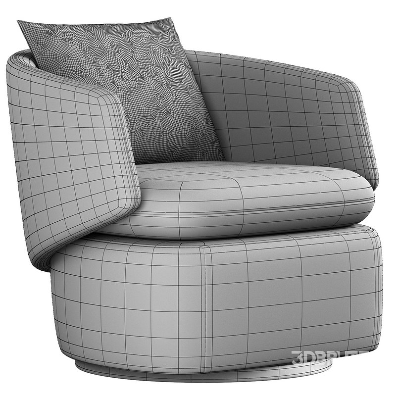 Crescent armchair by West Elm Image 5