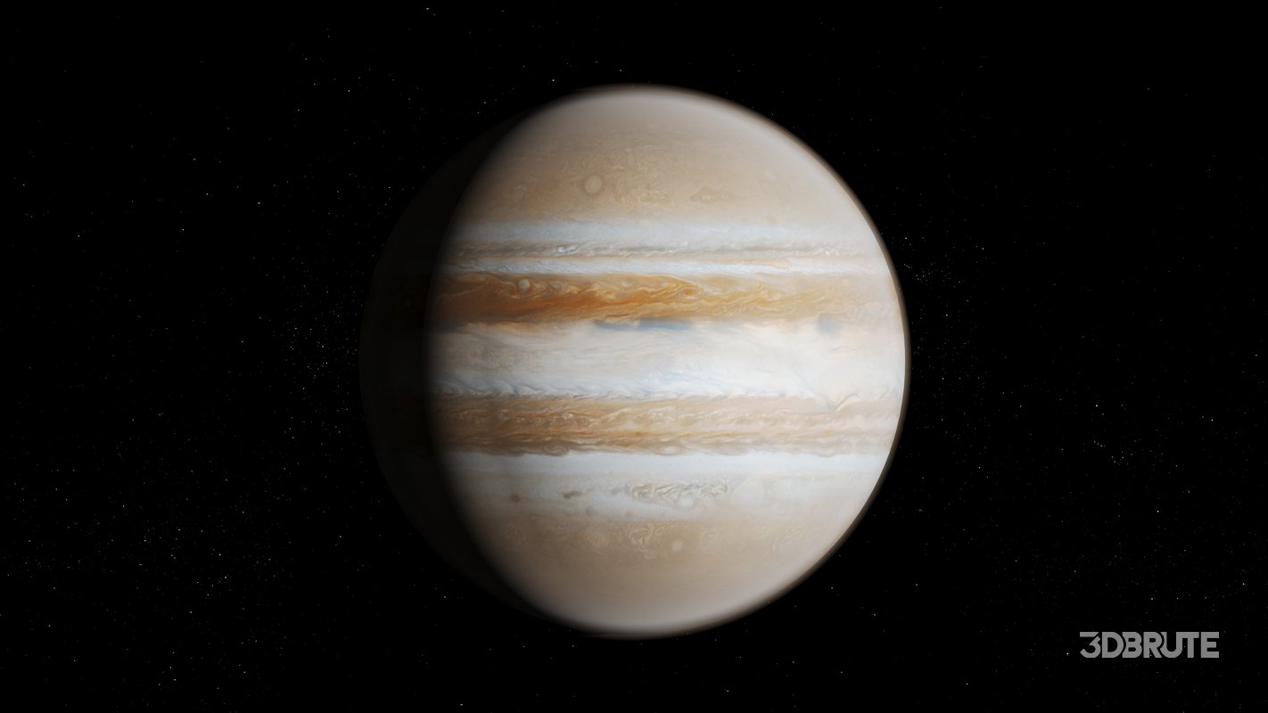 Jupiter 3d model Image 3