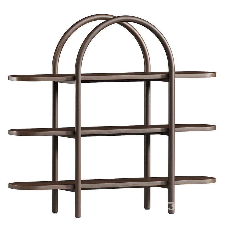 Dolly Natural Wide Bookcase by Crate and Barrel Image 3