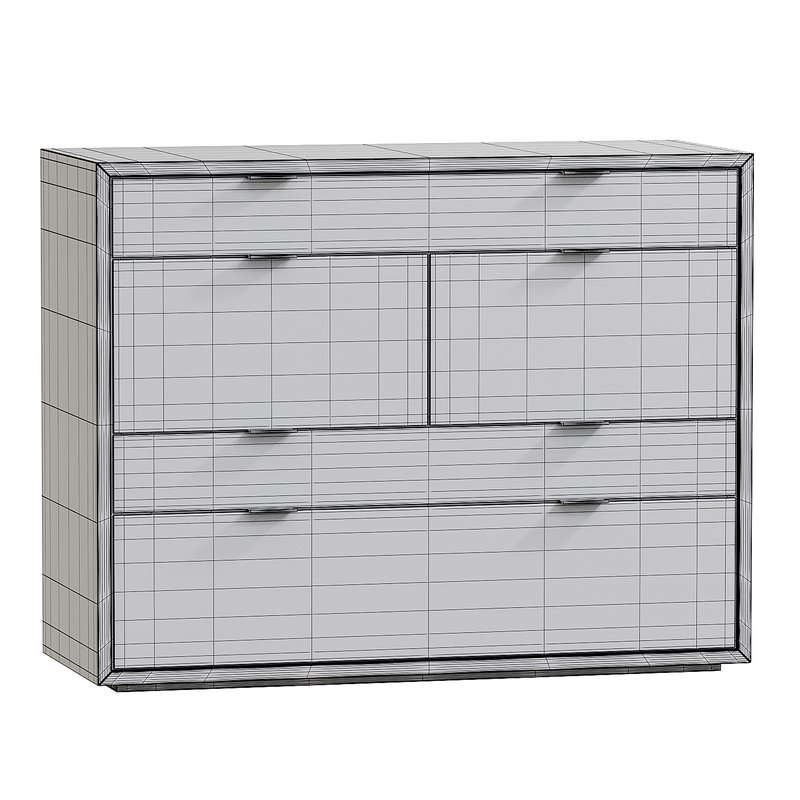 Drawer Chest Of Drawers In Solid Oak Image 2