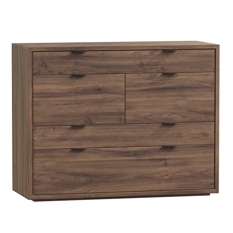 Drawer Chest Of Drawers In Solid Oak Image 1
