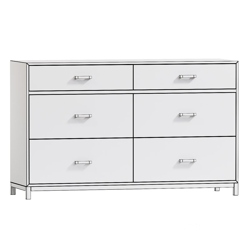Chest of drawers Crate & Barrel Parke Charcoal Image 2