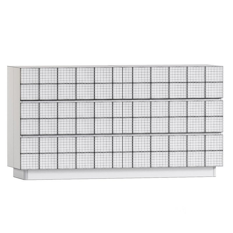 Dresser West Elm Luisa Carved 6-Drawer Image 2