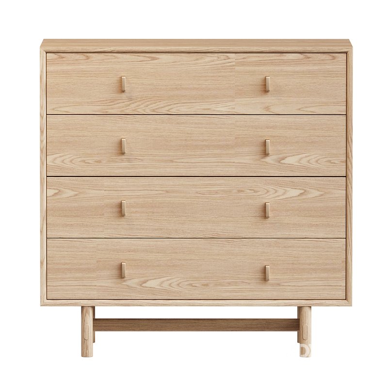 Chest of Drawers Light Brown Image 2