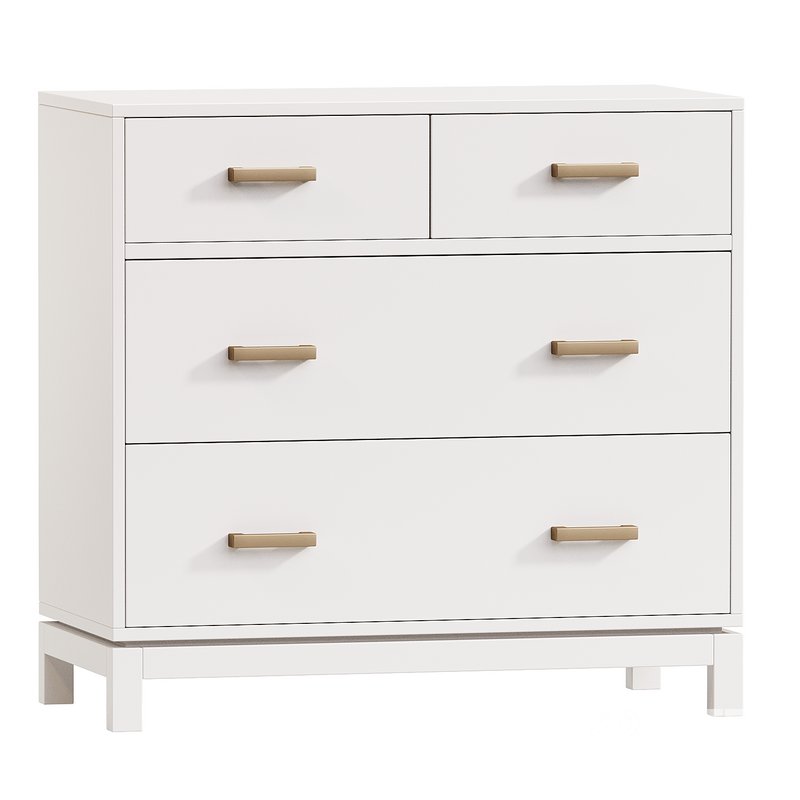 Bedside Table Parke Charcoal Wood with Drawer Image 1