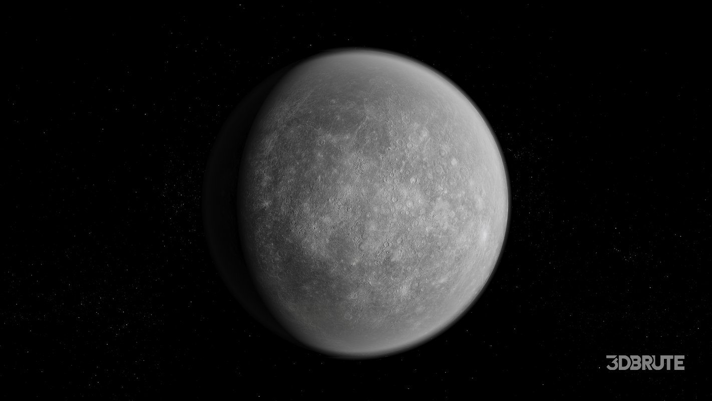 Mercury 3d model Image 3