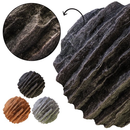Rock Cliff 06-Seamless