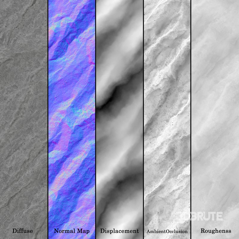 Rock Cliff 04-Seamless Image 4