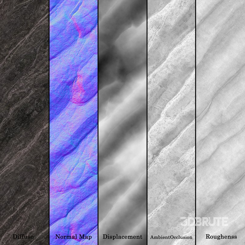 Rock Cliff 06-Seamless Image 6