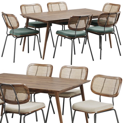 Dinning chair and table77