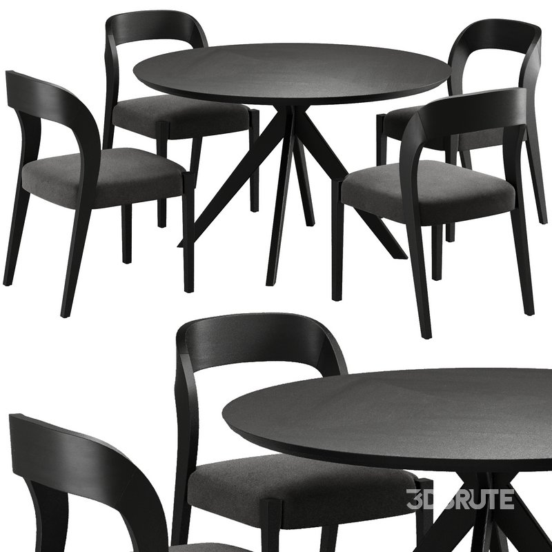 Dinning chair and table72 Image 1