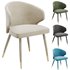 Sumiko Velvet Upholstered Dining Chair - Thumbnail 1