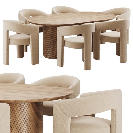 Dinning chair and table83