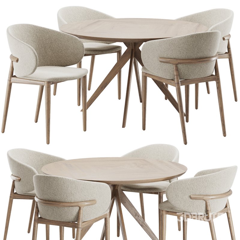 Dinning chair and table76 Image 1