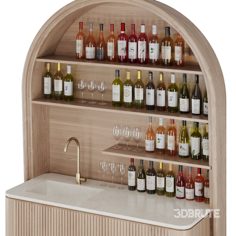 Bar Cabinet Set2 Image 4