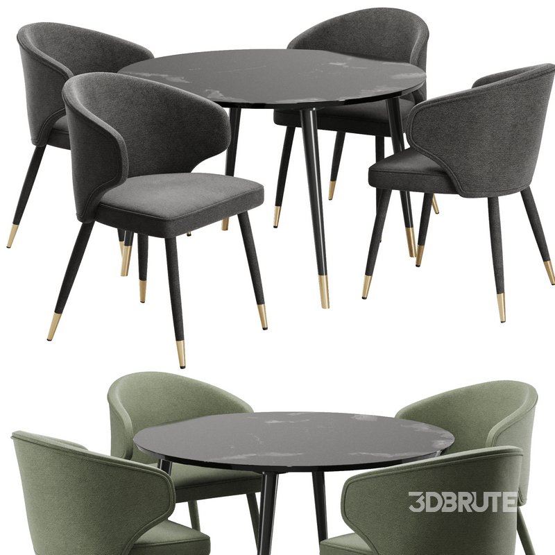 Dinning chair and table74 Image 2