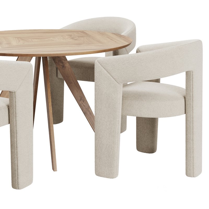 Dinning chair and table84 Image 4