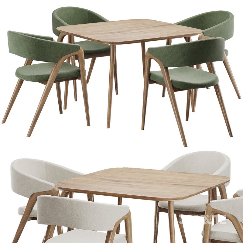 Dinning chair and table85 Image 2