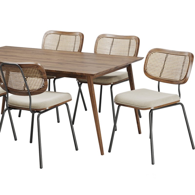 Dinning chair and table77 Image 2