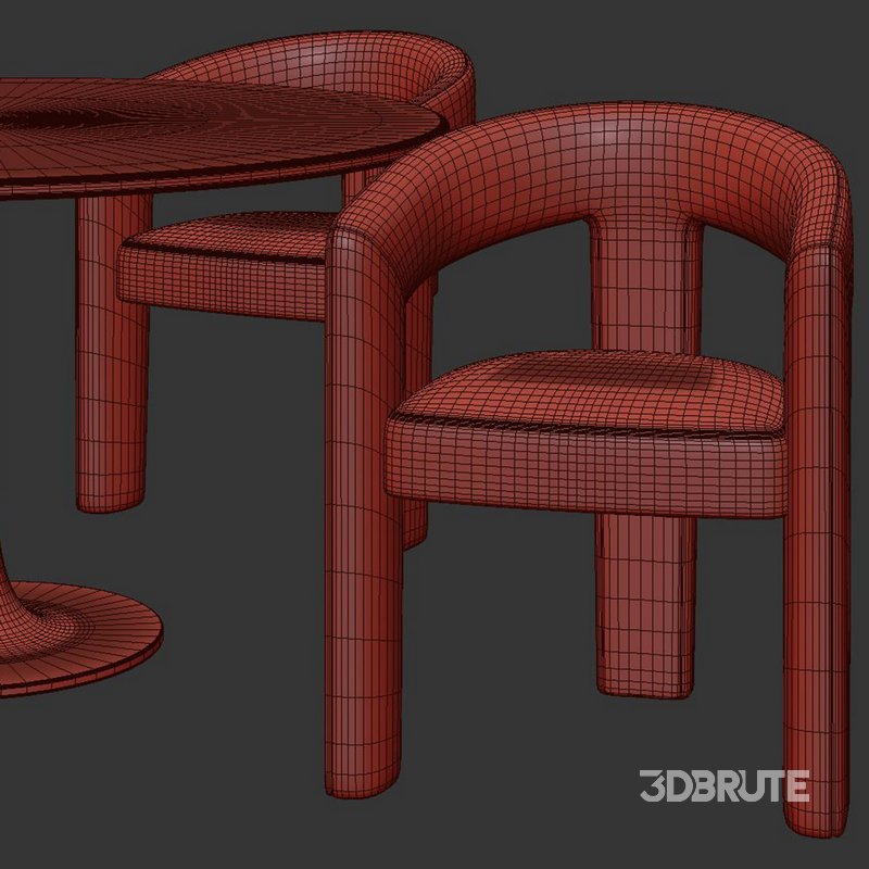 Dinning chair and table82 Image 2