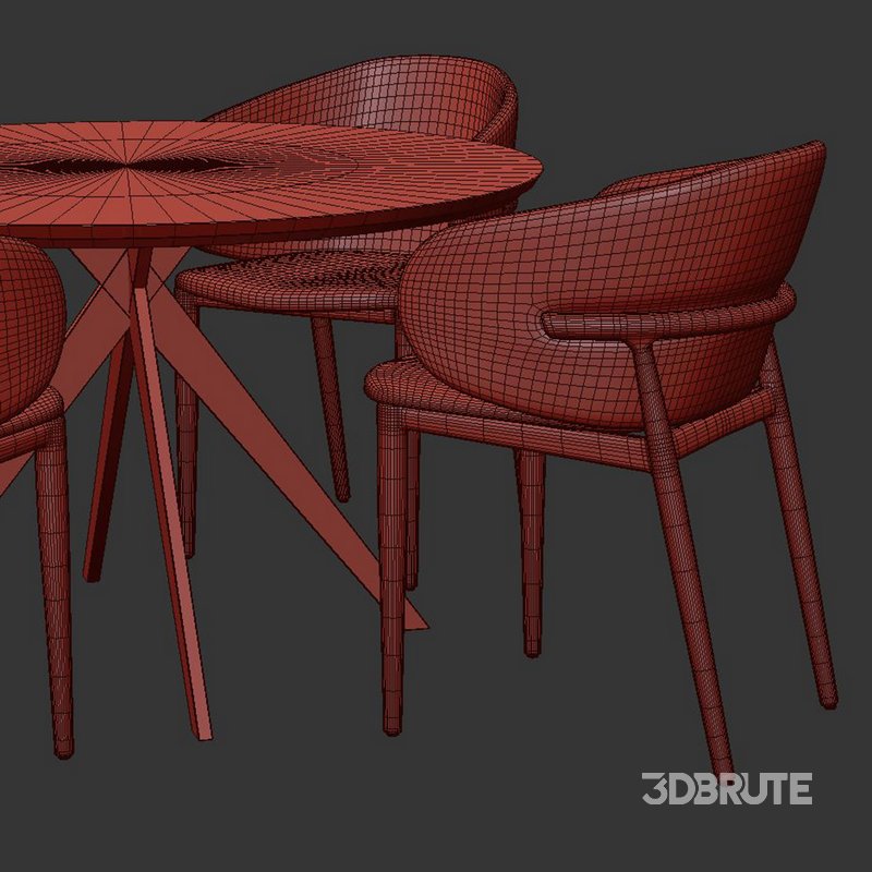 Dinning chair and table76 Image 3