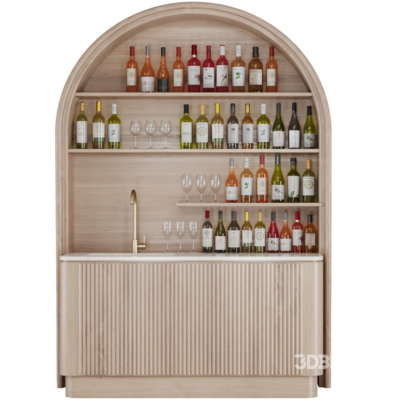 Bar Cabinet Set2 Image 3