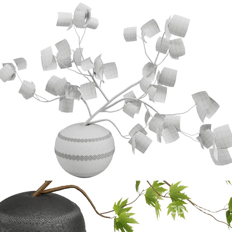 Green Leaf Branches Bouquet40 Image 2