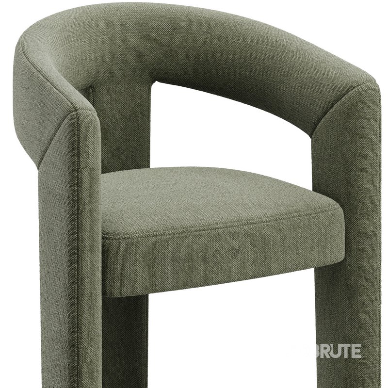 Dalpat Velvet Iron Arm Chair Image 3