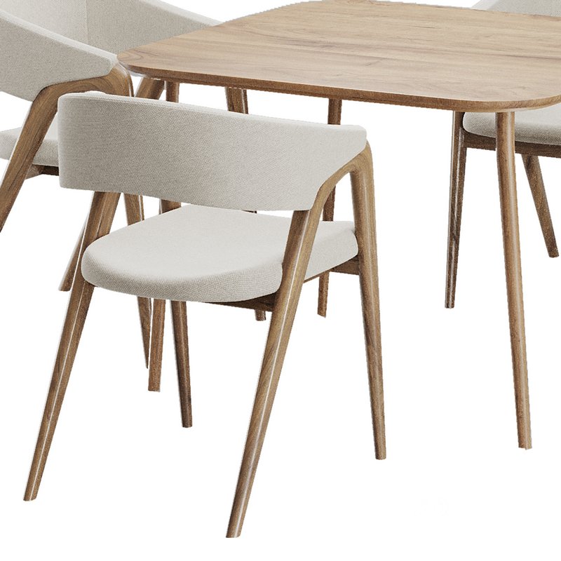 Dinning chair and table85 Image 4