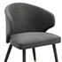 Sumiko Velvet Upholstered Dining Chair - Thumbnail 6