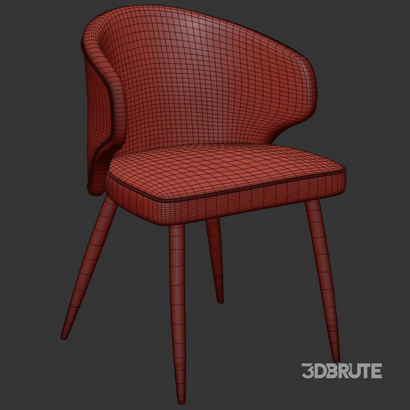 Sumiko Velvet Upholstered Dining Chair Image 7