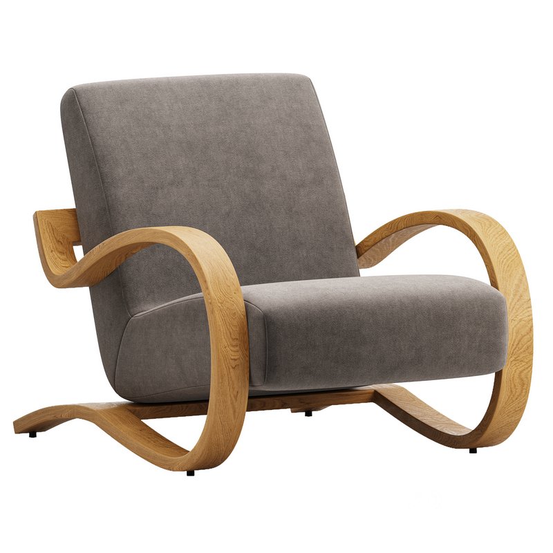 Herbin Leather Lounge Chair Image 2