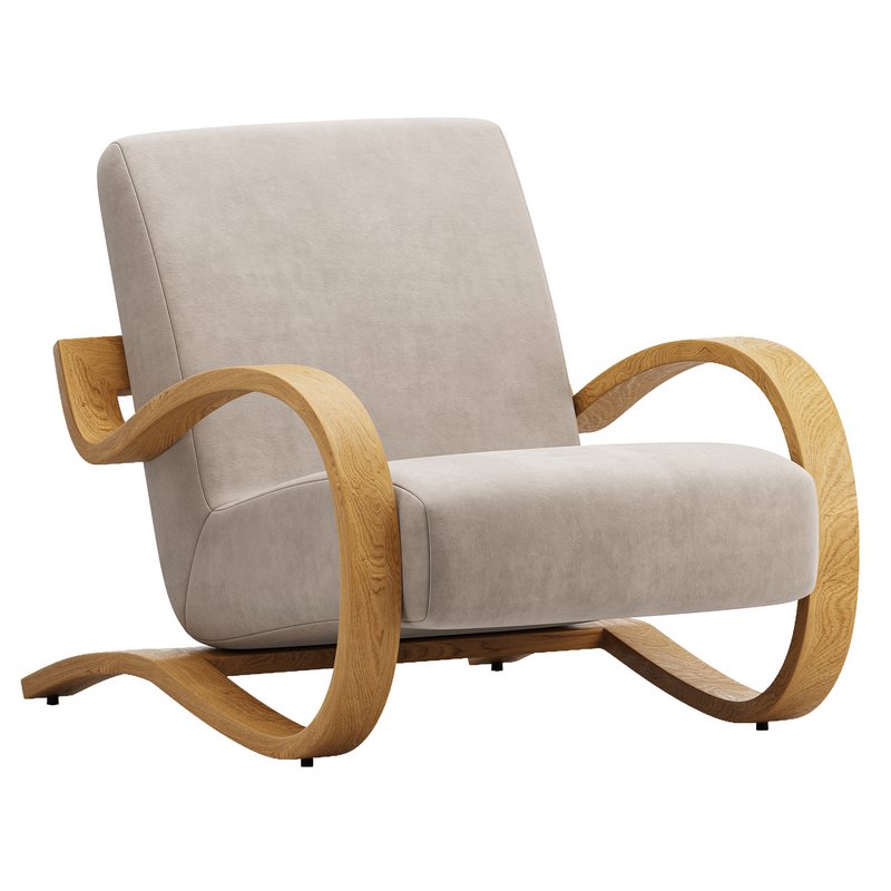 Herbin Leather Lounge Chair Image 4