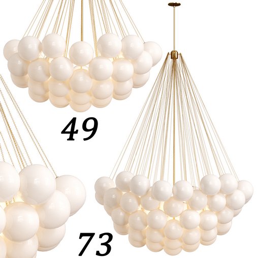 Cloud Chandelier Set 1 By Apparatusstudio